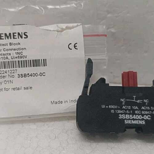 A LOT OF 11 PCS Siemens 3SB5400-0C Contact Block 3SB54000C F
