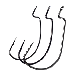 路亚加强宽腹曲柄钩自由德州钓组配件卡罗打黑雷强9003CDCP粗细条