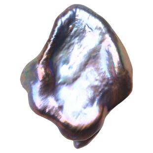 淡水特大巴洛克珍珠异形不规则 真多麻色方块形大花瓣散珠BXX