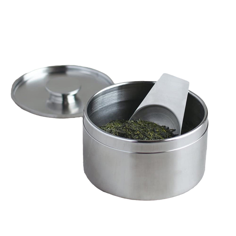 利快茶叶罐日本进口kinto不锈钢多功能防潮大号小号密封罐醒茶罐