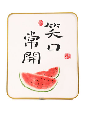 平安喜乐电视柜春节马年相框摆件
