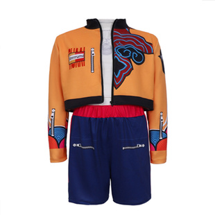 猎魔女团 K-POP明星鲁米米拉佐依cos服装zoey rumi儿童万圣节衣服