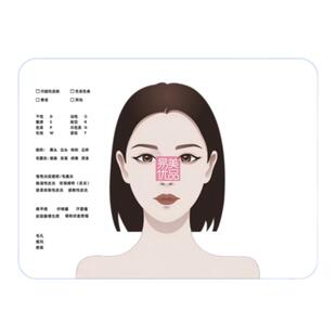 面诊沟通摆台亚克力材质医美咨询问诊桌面摆件皮肤问题记录讲解