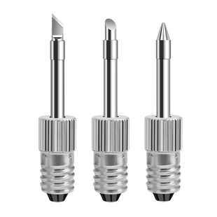 鹿仙子便携式电烙铁专用无线电烙铁头E10接口螺纹式电焊笔头配件