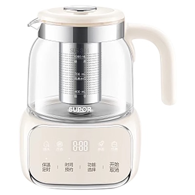 苏泊尔全玻璃养生壶家用办公室小型多功能炖煮茶烧水壶官方正品