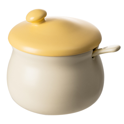 懒角落陶瓷猪油罐家用