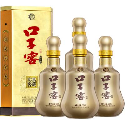 口子窖十年型41度白酒500ml*4瓶