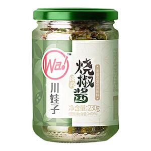 川娃子烧椒酱4瓶炭烤辣椒酱四川拌饭拌面专用下饭菜剁椒酱剁辣椒1