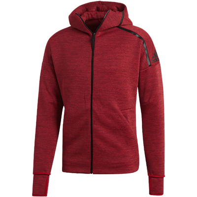 Adidas/阿迪达斯正品ZNE男当季新款红针织运动训练夹克EB5231