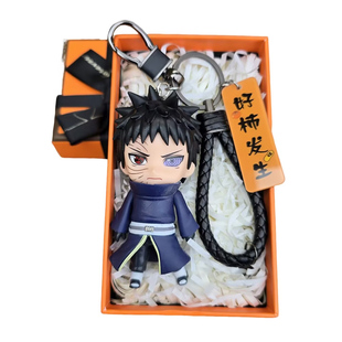 火影挂件带土鼬忍者卡卡西鸣人动漫周边公仔书包包男生钥匙扣新款