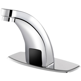 全自动感应水龙头洗手池全铜冷热红外线智能感应式龙头单冷交直流