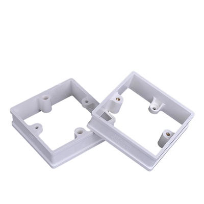 联塑配件转换框无底盒86型电线管