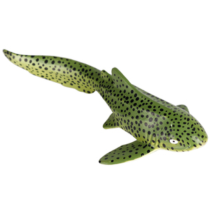 林畅模玩儿童深海鲨鱼玩具豹纹鲨模型大尾虎鲛海洋古生物仿真动物