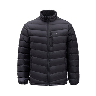 君羽2025新款800蓬95白鹅绒羽绒服男短款立领超轻鹅绒服男外套325