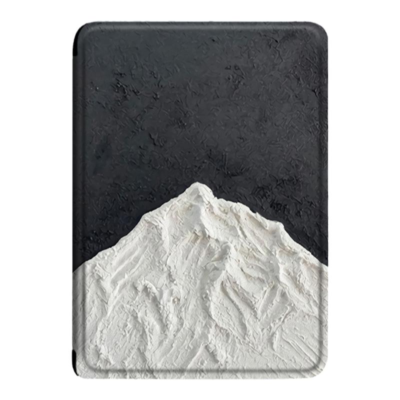 适用于kindle保护套雪山电子书paperwhite4简约亚马逊oasis3艺术2咪咕kpw5壳1休眠658青春版95