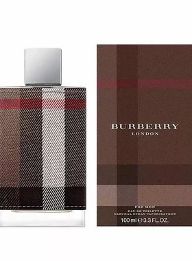 香港直邮Burberry巴宝莉新伦敦男士淡香水Edt100ml 简装 (有正品