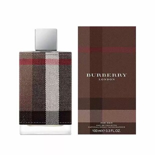 香港直邮Burberry巴宝莉新伦敦男士淡香水Edt100ml 简装 (有正品