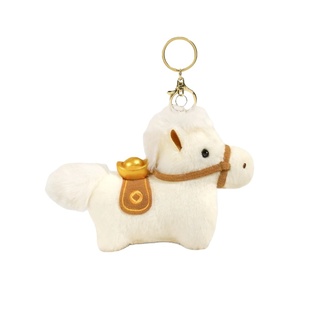 2026年马年吉祥物公仔生肖马玩偶小马挂件钥匙扣包包挂饰毛绒玩具