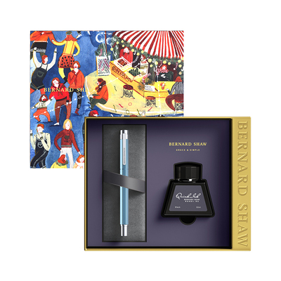 萧伯纳钢笔高档创意插画套装礼盒