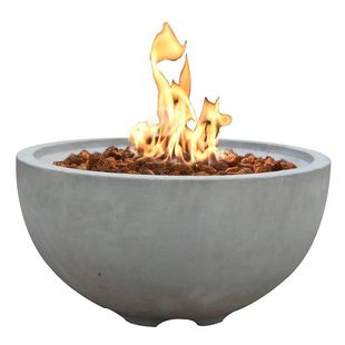 美式户外庭院别墅燃气景观火焰观景台圆形取暖炉烤火炉取暖桌壁炉