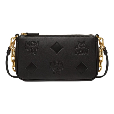 【新年礼物】MCM AREN MAXI经典花纹皮革链条斜挎包女包送女友