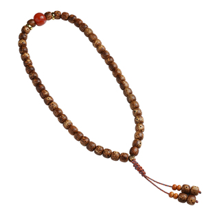 海南星月菩提子手串虎皮陈籽老料文玩配饰南红精品盘玩佛珠手持