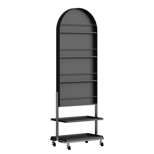 中古可移动杂志架落地全身镜卧室试衣镜穿衣镜家用报刊置物装饰架