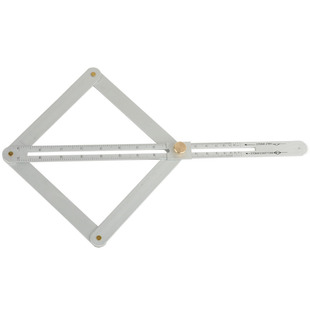 对角尺集成吊顶安装角度尺裁边对角量角器多功能木工工地量角尺
