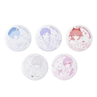 哔哩哔哩 新世纪福音战士 Falling in Winter系列 邮戳马口铁徽章