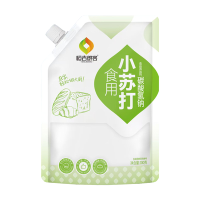 【拧盖款】食用鲜客小苏打粉200g饼干烘焙果蔬清洁去污小包装家用