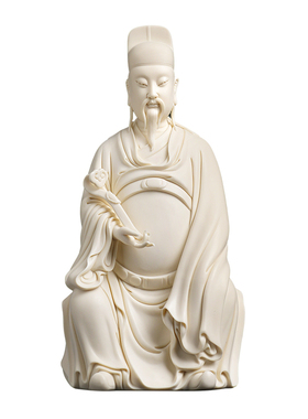 陶瓷文昌帝君文曲星君神像摆件