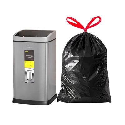 手提垃圾袋抽绳式加厚