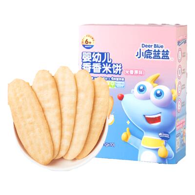 小鹿蓝蓝宝宝零食婴儿米饼
