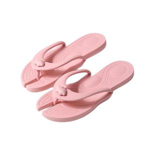 洁丽雅可折叠拖鞋夏季出差旅行便携外出软底沙滩游泳一次性人字拖