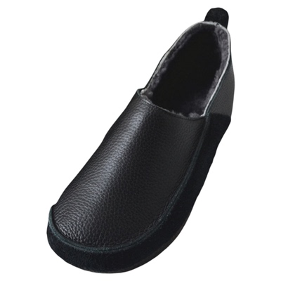 平底保暖毛毛鞋森女真皮