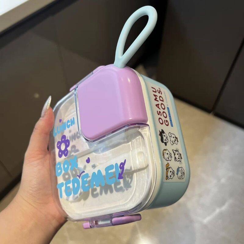 外出便携304不锈钢午餐盒学生上班族携带密封防漏分格便当盒餐盒