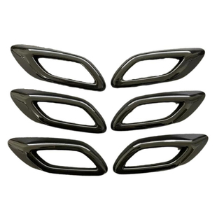 专用于玛莎拉蒂莱万特吉博力总裁Ghibli亮黑金色叶子板出风口改装