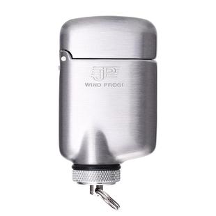 日本风车防风打火机充气Windmill电子电热丝JP铝制外壳便携钥匙扣