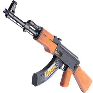 AK47儿童宝宝电动音乐枪声光震动冲锋枪手抢男孩生日礼物仿真玩具