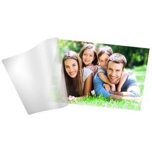 易佰丰A4塑封膜 7丝照片菜单相片证书护卡膜 塑封机透明过塑膜 a4热封膜家用办公过塑膜保护膜100张/盒