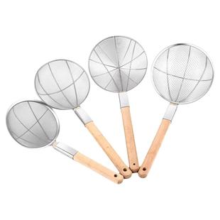 食品级不锈钢漏勺大号商用捞篱油炸过滤网筛捞面线漏捞勺细网笊篱