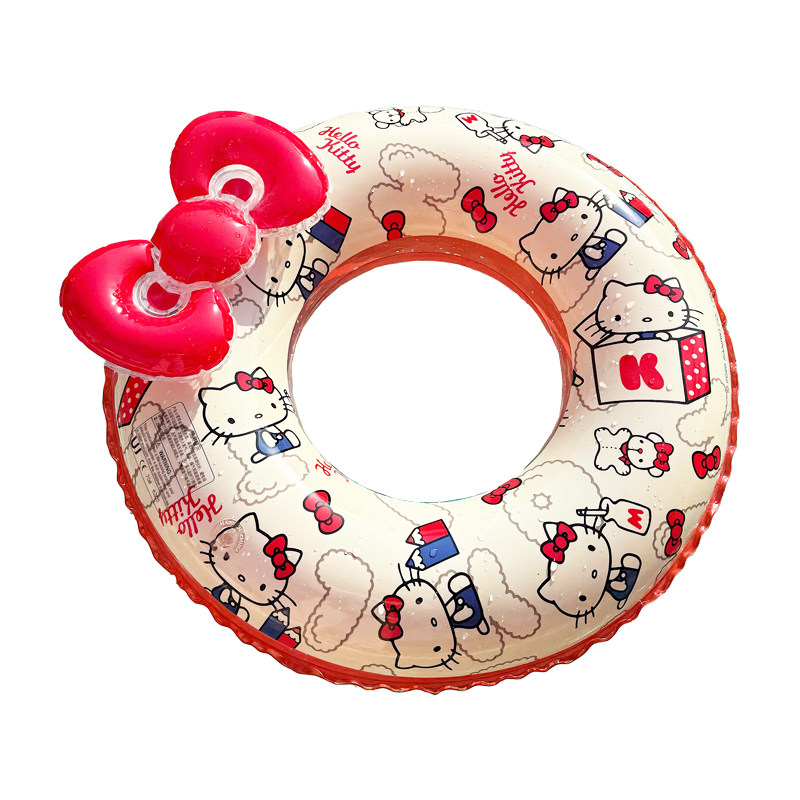 儿童游泳圈加厚三丽鸥正版授权Hellokitty防侧翻宝宝坐圈小孩趴圈