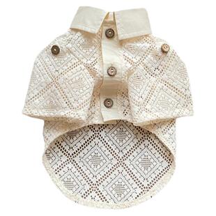 椰林海风~夏季宠物衣服薄款雪纳瑞夏装泰迪防晒衣布偶猫衣服透气