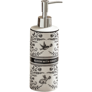 轻奢陶瓷洗手液沐浴露洗发水分装瓶中古风乳液按压瓶子卫生间摆件