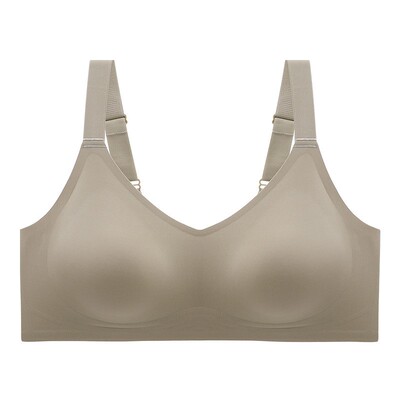 CDEF罩杯无痕薄款大胸显小胸果冻