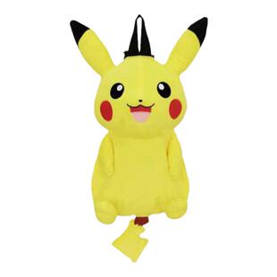 日本pokemon周边宝可梦正版皮卡丘公仔可爱毛绒双肩包背包书包