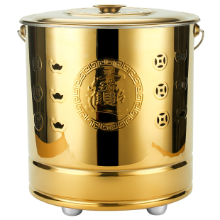 烧金桶焚烧桶元宝桶家用不锈钢烧钱纸盆化宝桶聚宝盆焚烧炉化金桶