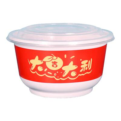 一次性大吉大利喜庆小碗家用