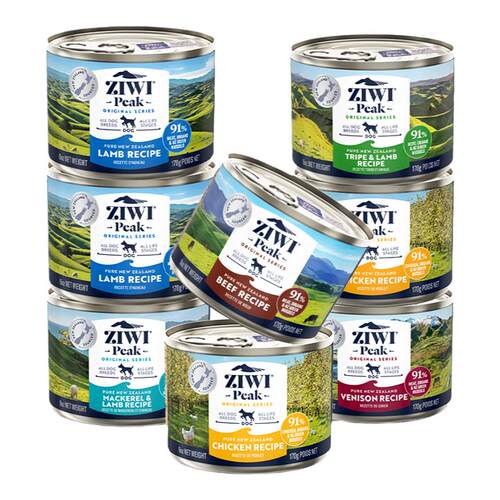 【ziwi旗舰店】滋益巅峰狗营养罐头170g*8湿粮主食罐牛肉鸡肉