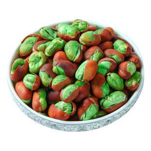 云南特产保山小绿豆新货胡豆烘炒原味酥脆绿心蚕豆休闲零食品袋装